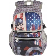 Captain America School Bag - 17 Inch